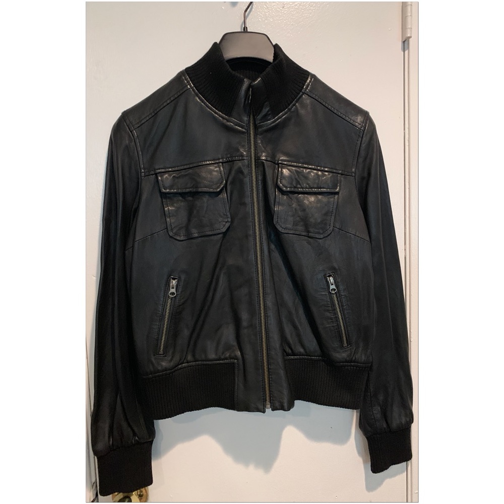French Connection Leather Jacket